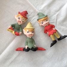 3 piece set of Vintage Winking Elves, Made in Japan picture