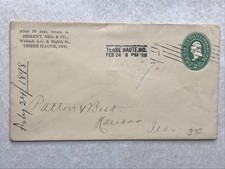 Bement, Rea & Co Terre Haute IN Envelope Letterhead Postal Cover EN2968 picture
