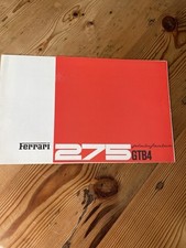 ferrari 275 GTB 4 BROCHURE  picture