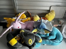 Pokémon Sleeping Eeveelutions Plush Complete Set of 5 Rare Jazwares picture