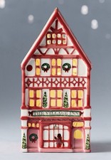 Anthropologie~Ceramic Holiday House~PUB~NIB~SOLD OUT~🎁🎄 🍻 picture
