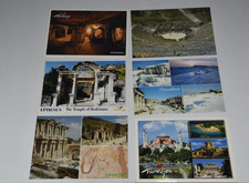 6 Postcards Ephesus Turkey Turkiye Ancient Greek City Temple Hardianus Kaymakli picture