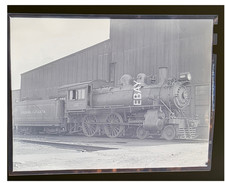 8/2/47 Pennsylvania RR No. 1223 D-16 Wilmington, DE Locomotive Photo Negative picture