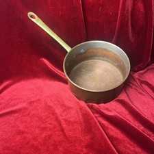 Copper Sauce Pan Antique Vintage ODI Solid Copper picture