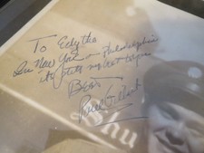 Paul Gilbert (McMahon) 4 Signed Photos, 6 cut autographs Scrapbook pages 1940s  picture