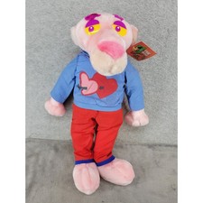 Vintage 1999 Kellytoy Pink Panther 18 Inch Pajama Plush Stuffed Animal 2895 picture