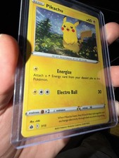 Pikachu 7/015 McDonald's Pokemon Promo 2022 RareHeavy holo bleed 🩸 error picture