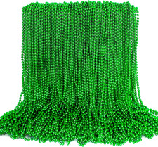 100PC St Patricks Day Accessories,Green St Patricks Day Beads Necklace-33