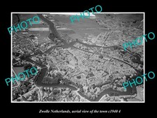 Zwolle Netherlands Holland Town Aerial View c1940 5 Old Large Historic Photo picture