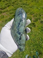 Rare Authentic Big Sur Jade Tumbled Palm Stone picture