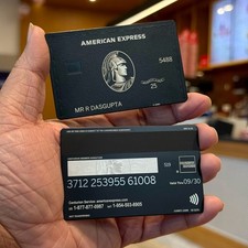Custom AMEX Black Centurion Metal Card 1:1 - Custom AMEX Metal Card picture