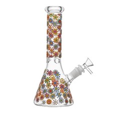 New 10 inch Heavy Glass Bong Water Pipe Smoking Bong Beaker 14mm Bowl hookah picture