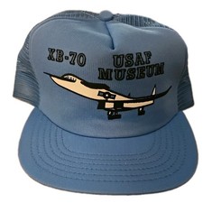 Vintage XB-70 USAF Museum Trucker Hat Snapback Mesh Made In USA picture