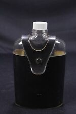 VTG Tommy Traveler Hydetex Liquor Glass Flask in Leather Type Case picture
