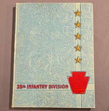 28th Infantry Division WWII Historical & Pictorial Review Hardcover Book, US picture