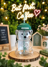 Original Starbucks Bearista Limited Edition Bear Glass Cold Cup picture