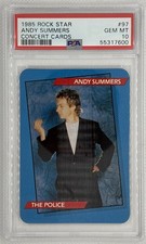 1985 AGI Rock Star Andy Summers #97 The Police PSA 10 GEM MINT POP 3 VINTAGE picture