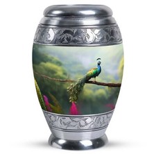 Eternal Solace Peacock Keepsake Adult Cremation Urn picture