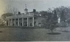 1905 George Washington Restoration of Mount Vernon illustrated picture