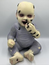 RARE Spirit Halloween Biter Billie Zombie Baby Eating Spiders Horror Doll Prop picture