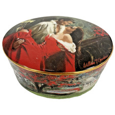Vintage W.L. George 'Scarlett & Rhett' Gone With The Wind Music Box 1992 picture