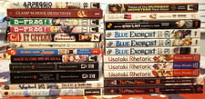 23 English Manga Volumes Paperback Set Lot Blue Exorcist Clamp Demon Slayer picture