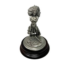 1981 Chilmark Fine Pewter Sioux War Chief LE # 686/2500 Signed Don Polland picture