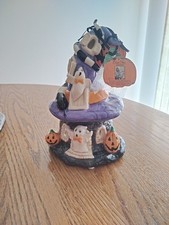 Blue Sky Clayworks Ghosts Jack-O-Lantern & Snake Candle House Halloween Decor 9