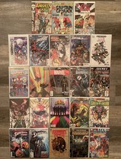  Marvel, DC, MALIBU, COMLEY COMIX Comic Lot (x23)—🔥Bagged & Boarded Bundle picture
