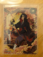 MAYOU Naruto Itachi Uchiha Crowned Ninja CR Hologram Insert Card NREA02-CR-003L5 picture