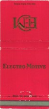 Electro-Motive Division General Motors La Grange IL Vintage Matchbook 1950s-60s picture