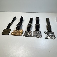 Caterpillar Ziegler & Borchert Ingersoll Keychains/Fobs Leather Straps  picture