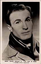 Barry Morse Actor Real Photo Postcard Columbia British Film THIS MAN IS MINE picture