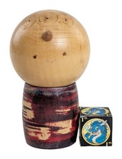 Creative Kokeshi Doll Oni Child by Kaihei Katase from Japan, 10cm 4