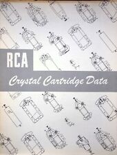 RCA CRYSTAL CARTRIDGE DATA - VINTAGE RADIO MANUAL picture