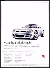 2006 Saturn SKY Joy Original Advertisement Print Art Car Ad J68 picture