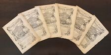 6 Oliver Optics Magazines - Our Boys and Girls Every Week - 1867 (1), 1870 (5) picture