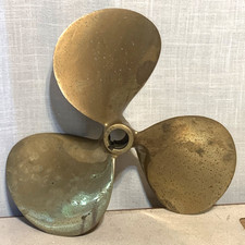 VINTAGE CHRIS-CRAFT SOLID BRASS PROPELLER 12