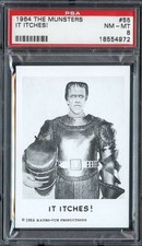 1964 LEAF MUNSTERS #55 IT ITCHES PSA 8 *DS15067 picture