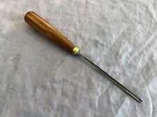VIN S J ADDIS 1/8” WIDE NO 8 STRAIGHT CARVING GOUGE W 8 SIDED HANDLE - EXCEL CON picture