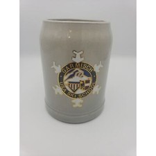 Garmisch USA Ski School 0.5 Liter Beer Stein Mug Cup West Germany stoneware picture