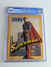 1979 🐦SUPERMAN🛩️ Scholastic Scope Magazine CGC 6.5 🌟Christopher Reeve🌟 picture