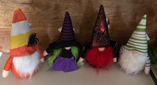 Greenbrier International Halloween Gnome Plush Figures Set of 4 picture