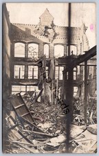 K53/ Marion Ohio RPPC Postcard c1910 Uhler & Phillips Store Fire Disaster 433 picture