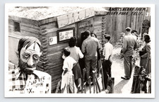 c1941 Knott's Berry Farm Sad Eye Joe RPPC Buena Park CA Ghost Town Jail picture