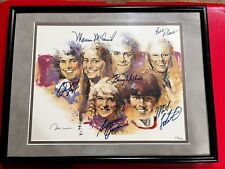 The Brady Bunch Maureen McCormick Eve Plumb Plus 4 Signed Autograph 11x14 Photo picture