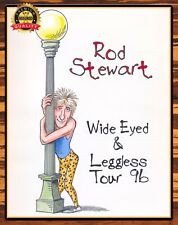Rod Stewart - Wide Eyed & Leggless Tour 1996 - Rare - Metal Sign 11 x 14 picture