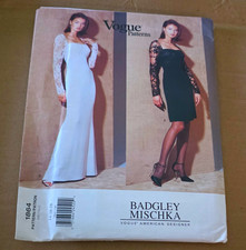 Vogue Patterns 1864 Badgley Mischka Women's Dress Sewing Pattern 14-16-18 picture