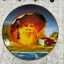 Vintage Coca-Cola Sun Limited Edition Collector Plate 1996 Beach Advertising picture