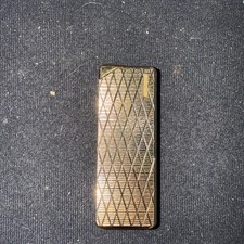 Vintage Colibri Gold-Tone Lighter Made In Japan Diamond Pattern.  Works picture